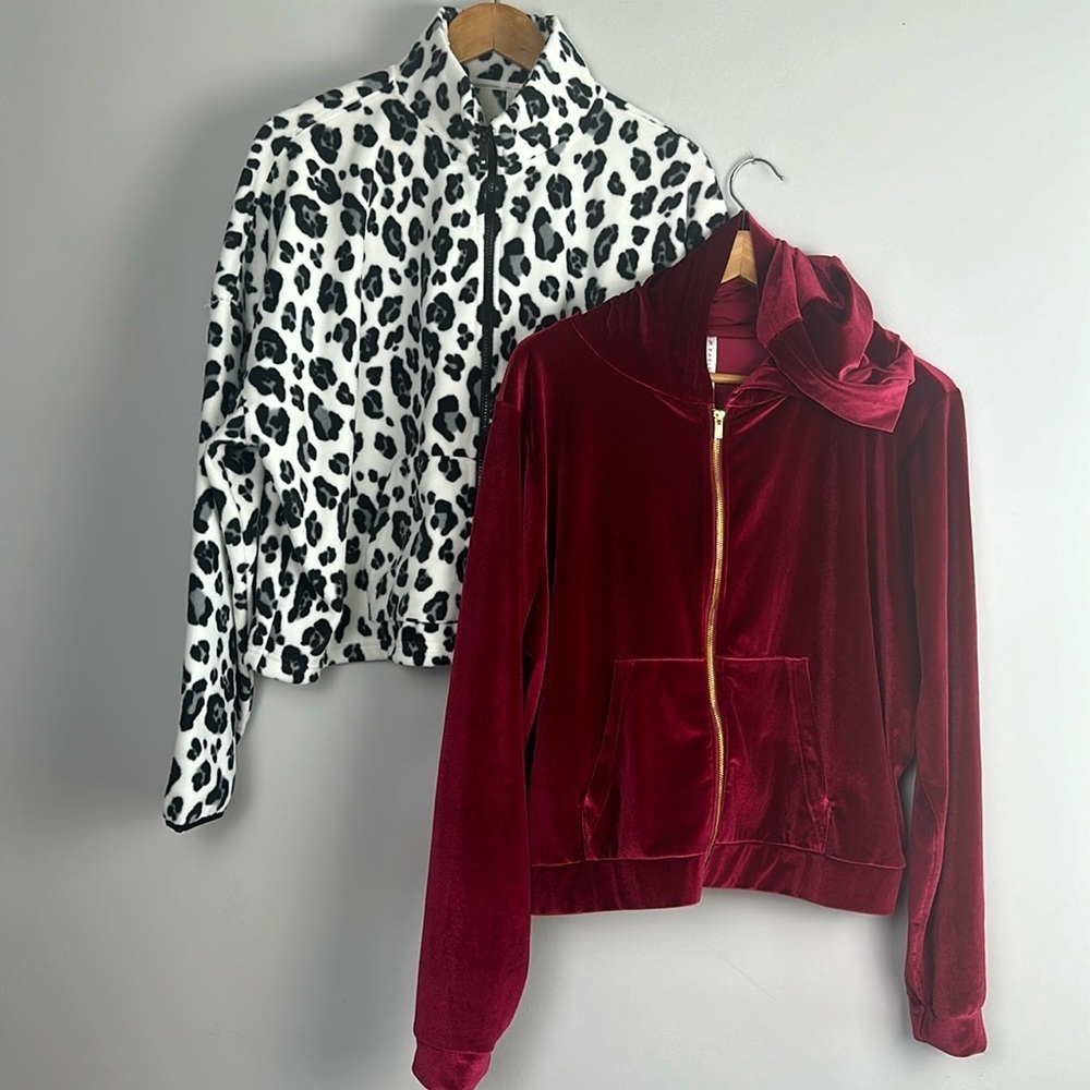 NEW Fabletics Rayne Polar Fleece Zip-Up Sweater Relaxed Fit XXL Pockets Mockneck - Picture 16 of 16